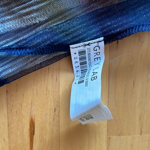 NWT Grey Lab sequins striped top sweater XS - Picture 7 of 7